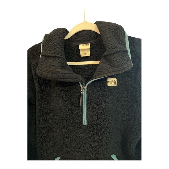 The North Face Campshire Hooded Pull Over Sherpa Jacket Size Small BU3 - Picture 3 of 4